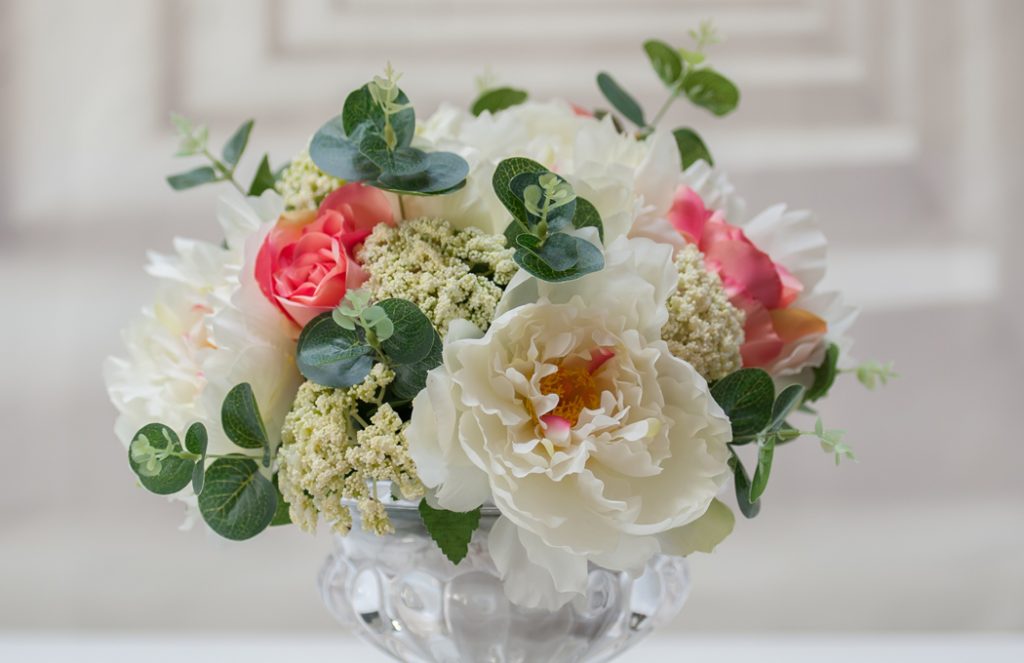 Silk wedding centerpiece | Preserved Floral Arrangements & Silk Flowers