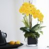 Real touch orchid centerpiece