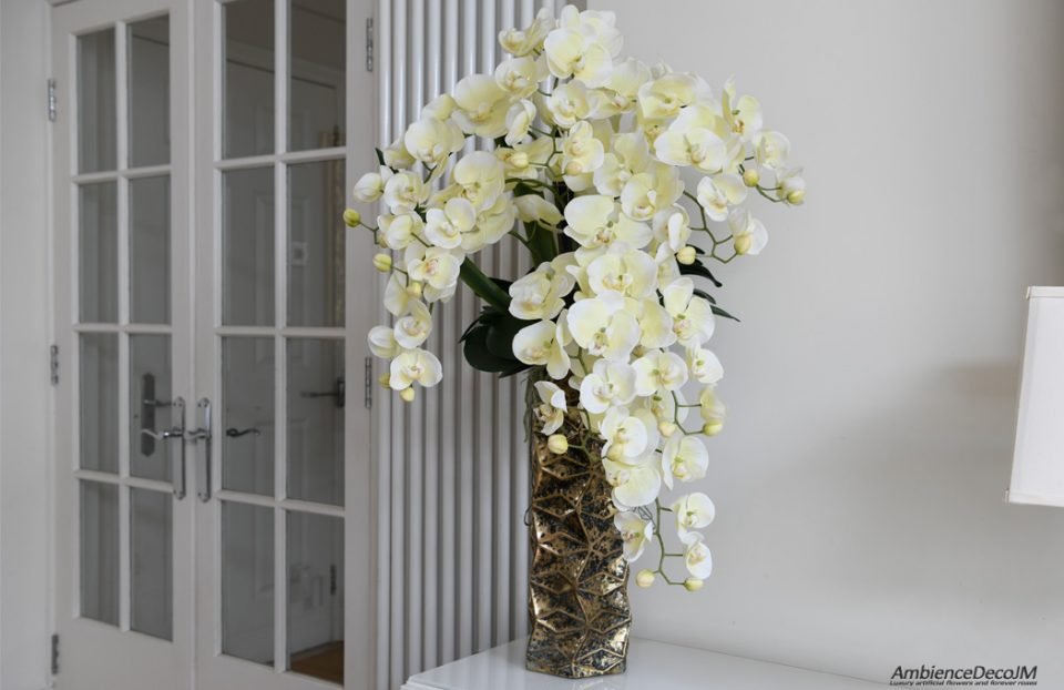 Floor standing orchid arrangement