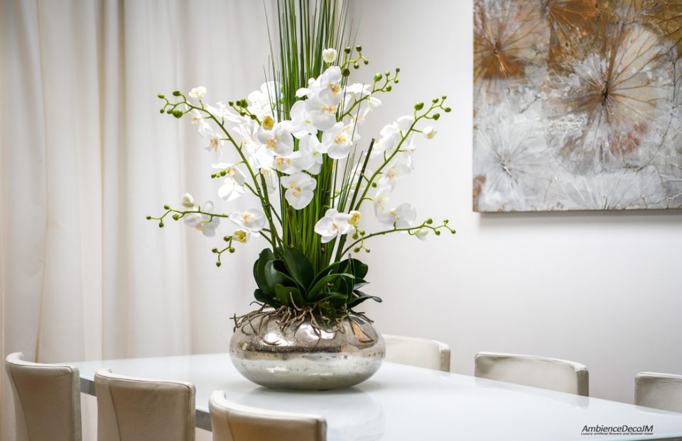 Orchid table arrangement