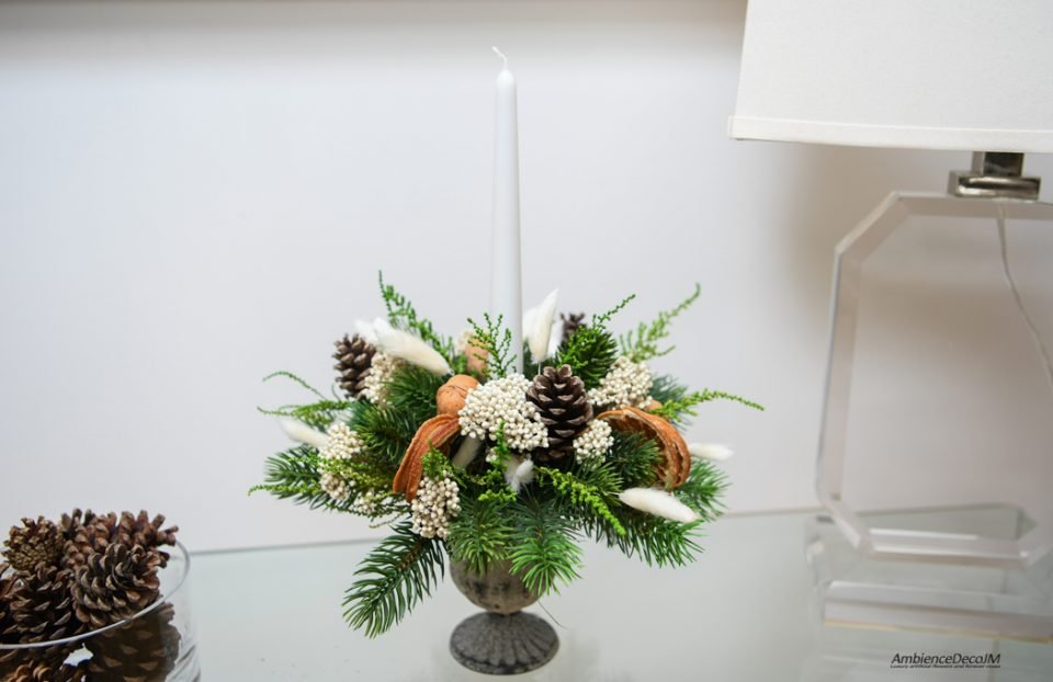 This evergreen arrangement would be a delightful and unique gift idea for so many occasions