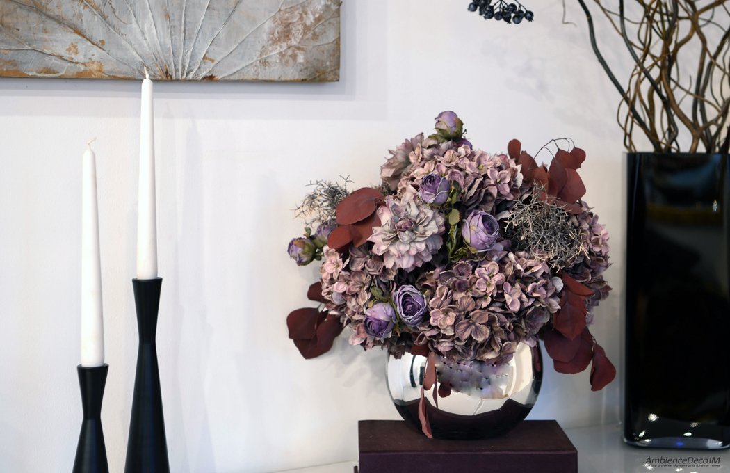 1gdriedlikepurplehydrangeaarrangementLW Purple hydrangea arrangement