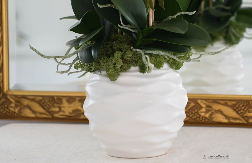 1eConsoleTableOrchidArrangementLLW Console Table Orchid Arrangement